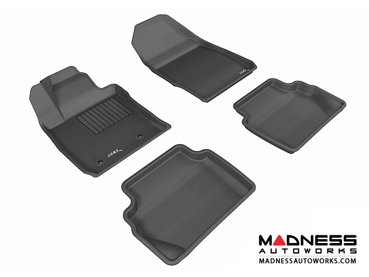Ford Fiesta Hatchback Floor Mats (Set of 4) - Black by 3D MAXpider